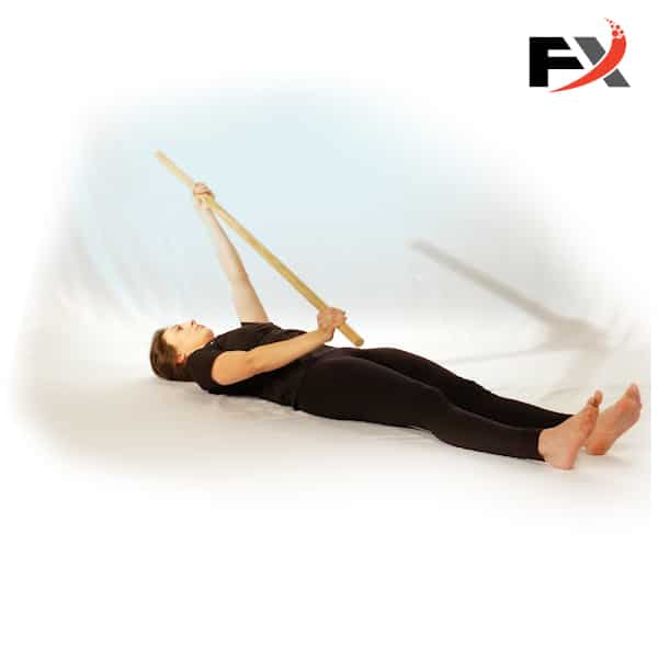 Supine Forward Flexion with Dowel00